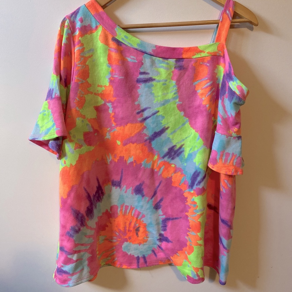 Tie Dye 80s, 90s, Barbie Inspired Top